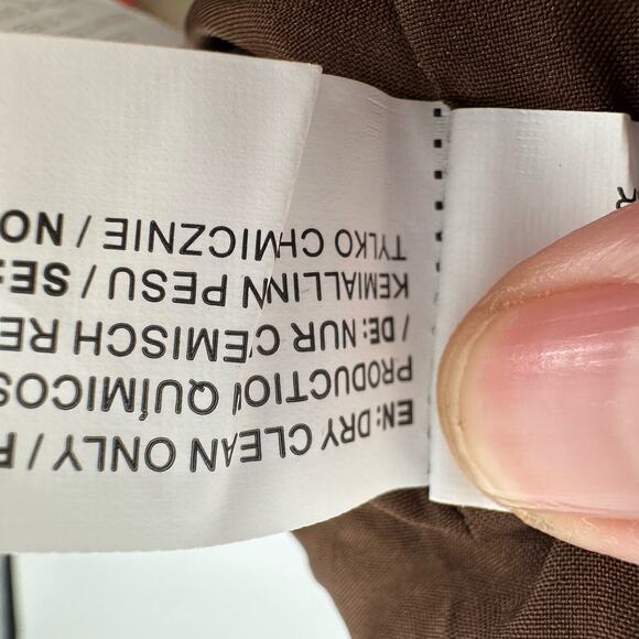 NEW J.O.A. Fall Tan Wool Blend Plaid A-Line Mini Skirt Sz Small - Picture 7 of 8